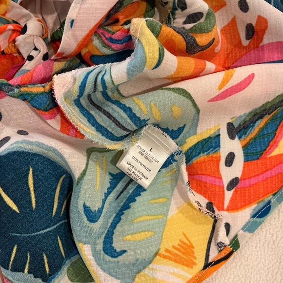 Sweet Rain Peplum Top, Size Large - Picture 2 of 7